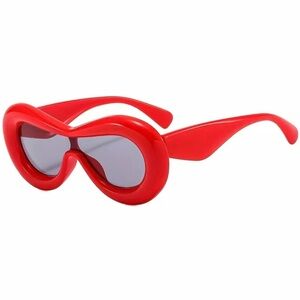 Hot!! Red Goggle Fashion Sunglasses